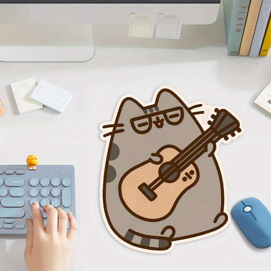 Coffee Cat Kawaii Mouspad
