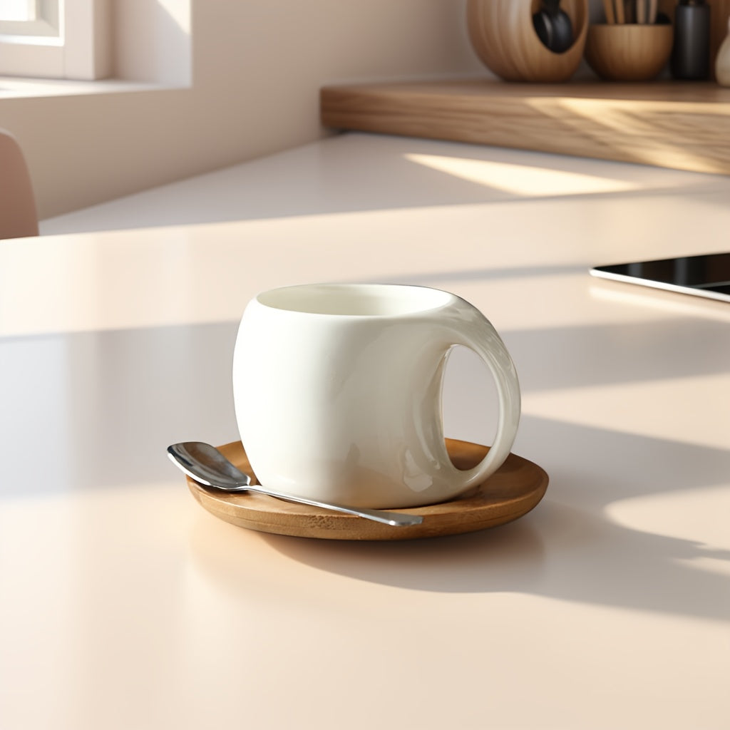 Coffee Cat Purr-fekt Premium Tasse mit Untersetzer