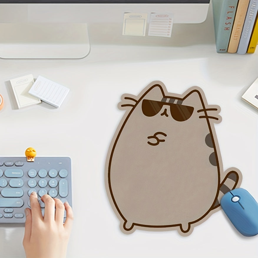 Coffee Cat Kawaii Mouspad
