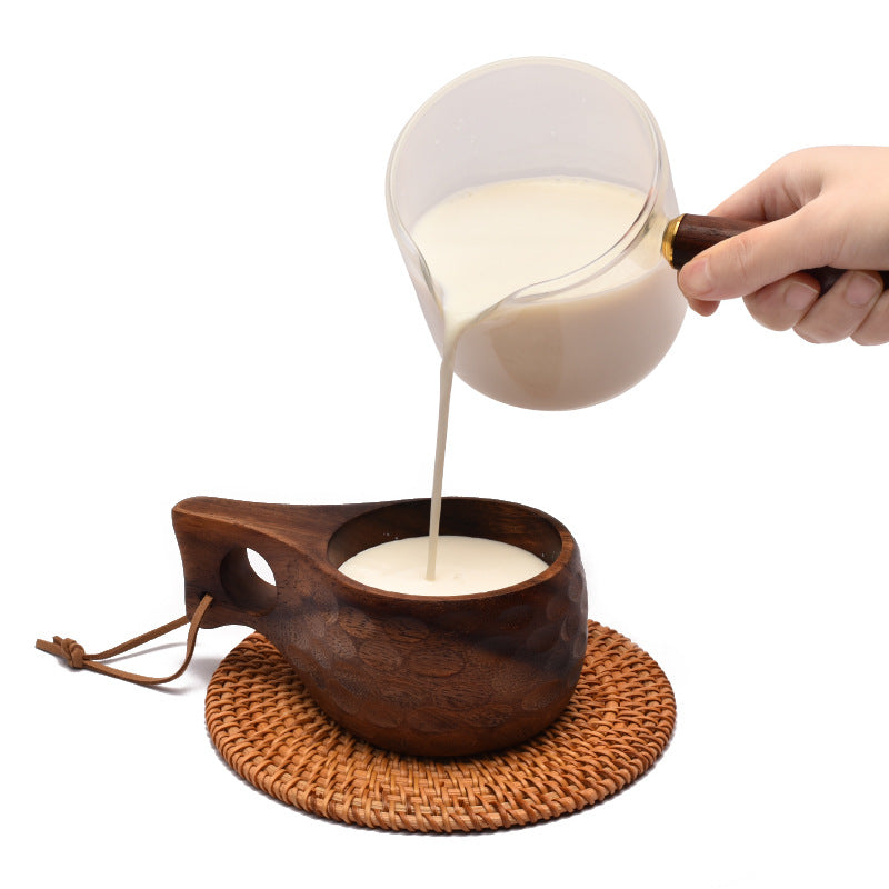Coffee Cat Kuwa Handgefertigte japanische Holzbecher