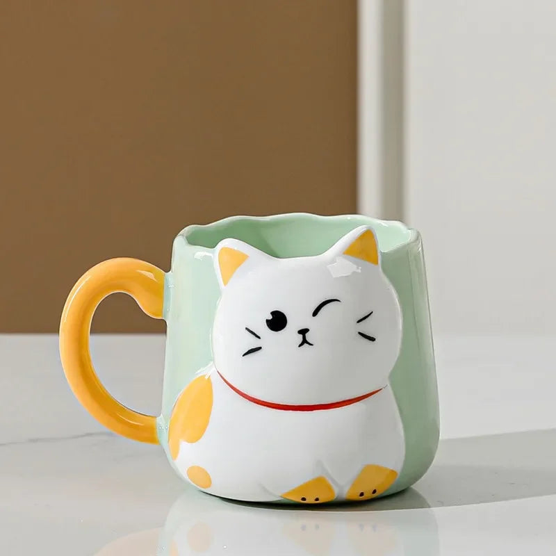 Coffee Cat Paw-sitive Morning Cup