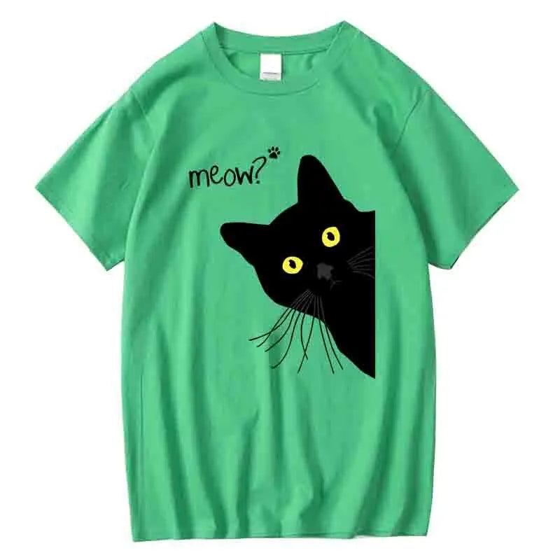 Coffee Cat Summer Meow Tshirt