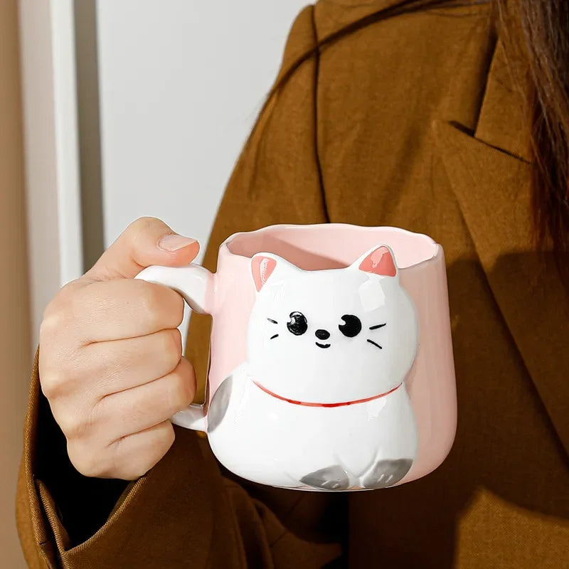 Coffee Cat Paw-sitive Morning Cup
