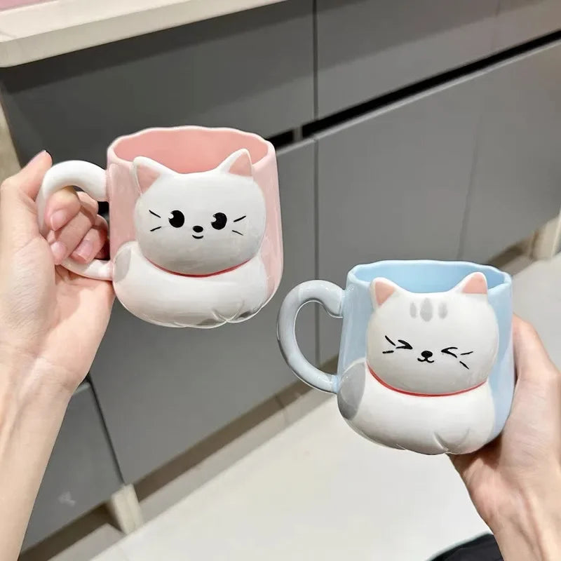 Coffee Cat Paw-sitive Morning Cup