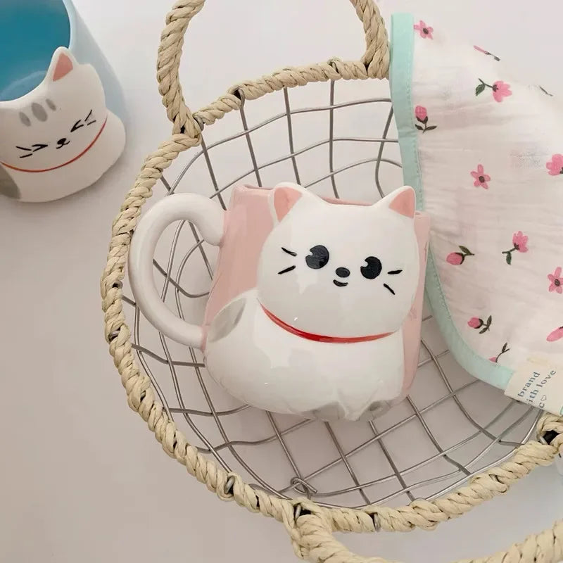 Coffee Cat Paw-sitive Morning Cup