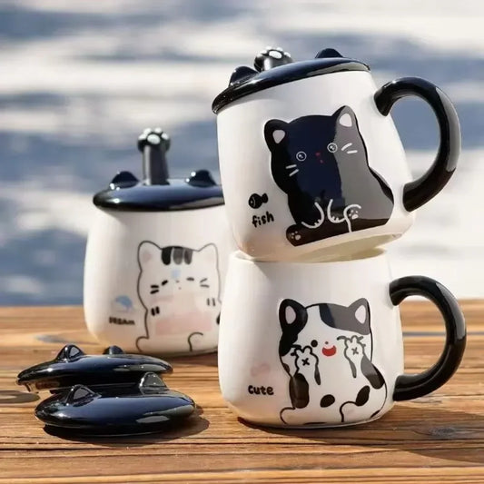 Coffee Cat Purr-fekt 'Cute me' Cup Set