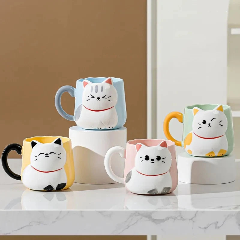 Coffee Cat Paw-sitive Morning Cup