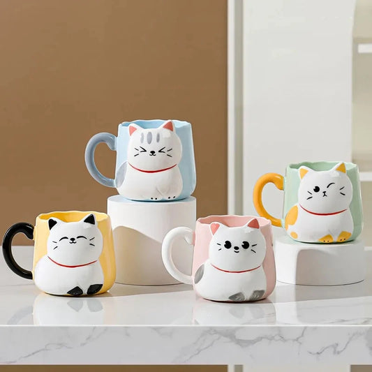 Coffee Cat Paw-sitive Morning Cup