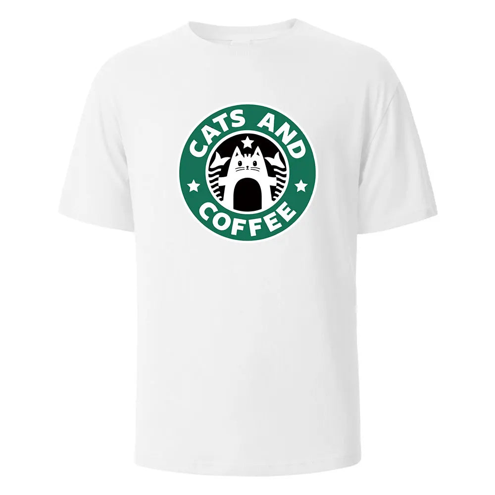 Coffee Cat StarPaws T-shirt