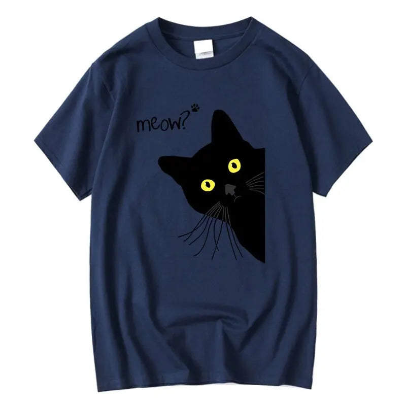 Coffee Cat Summer Meow Tshirt