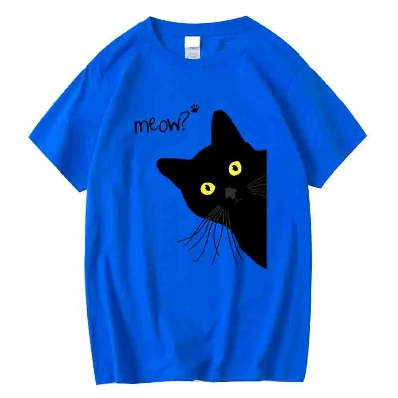 Coffee Cat Summer Meow Tshirt