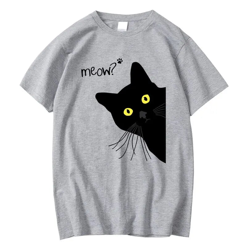 Coffee Cat Summer Meow Tshirt