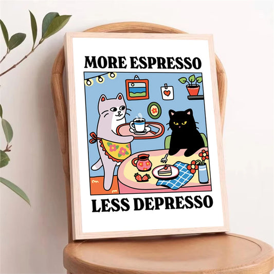 Coffee Cat Pawsitive Picture