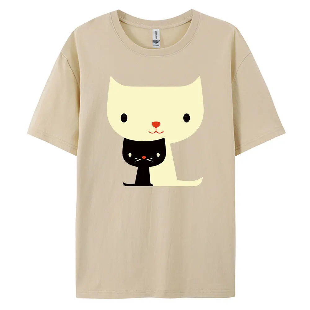 Coffee Cat Meow Unisex T-shirt