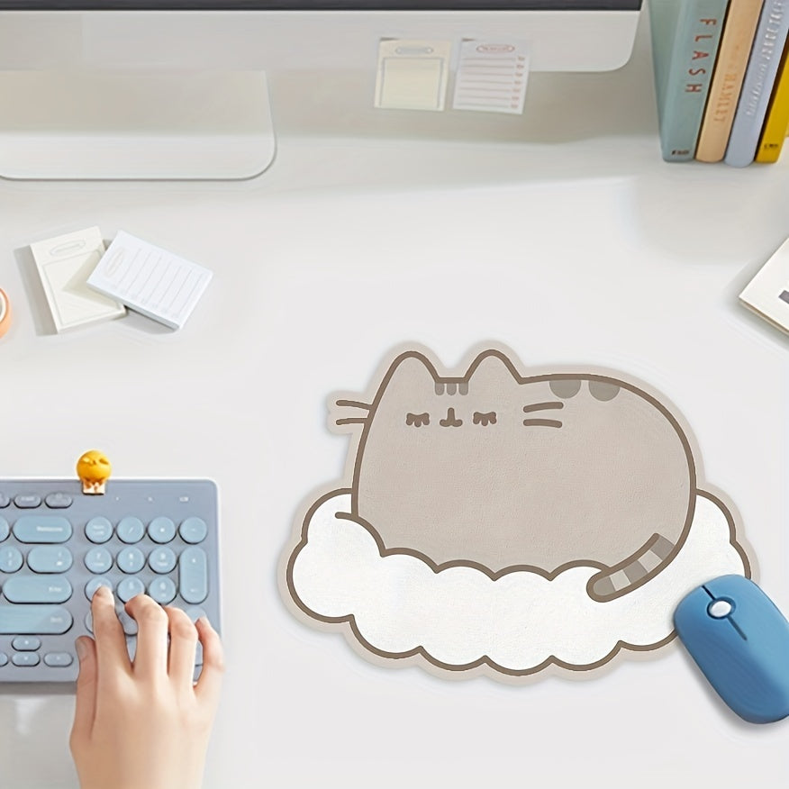 Coffee Cat Kawaii Mouspad