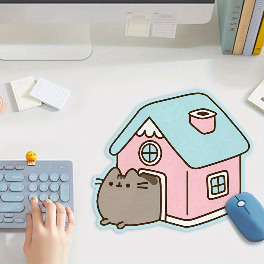 Coffee Cat Kawaii Mousepad