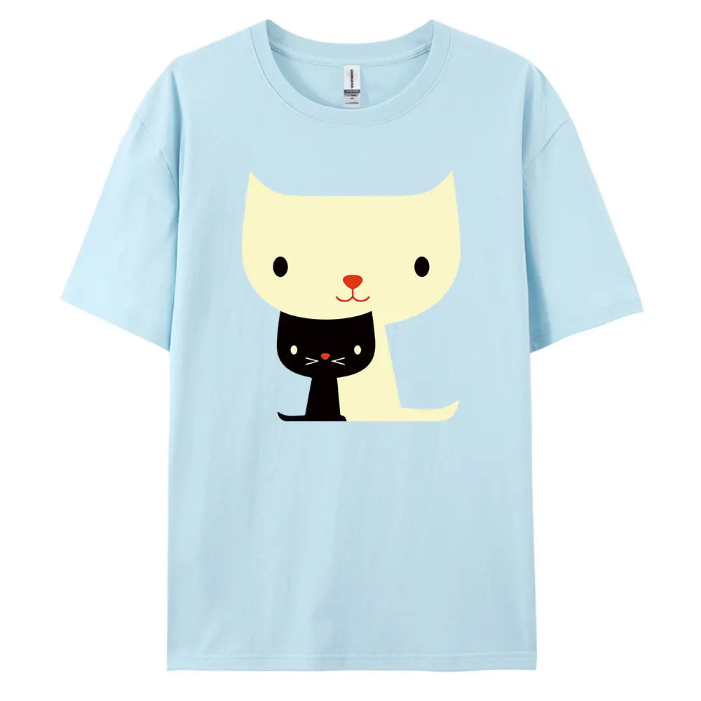 Coffee Cat Meow Unisex T-shirt