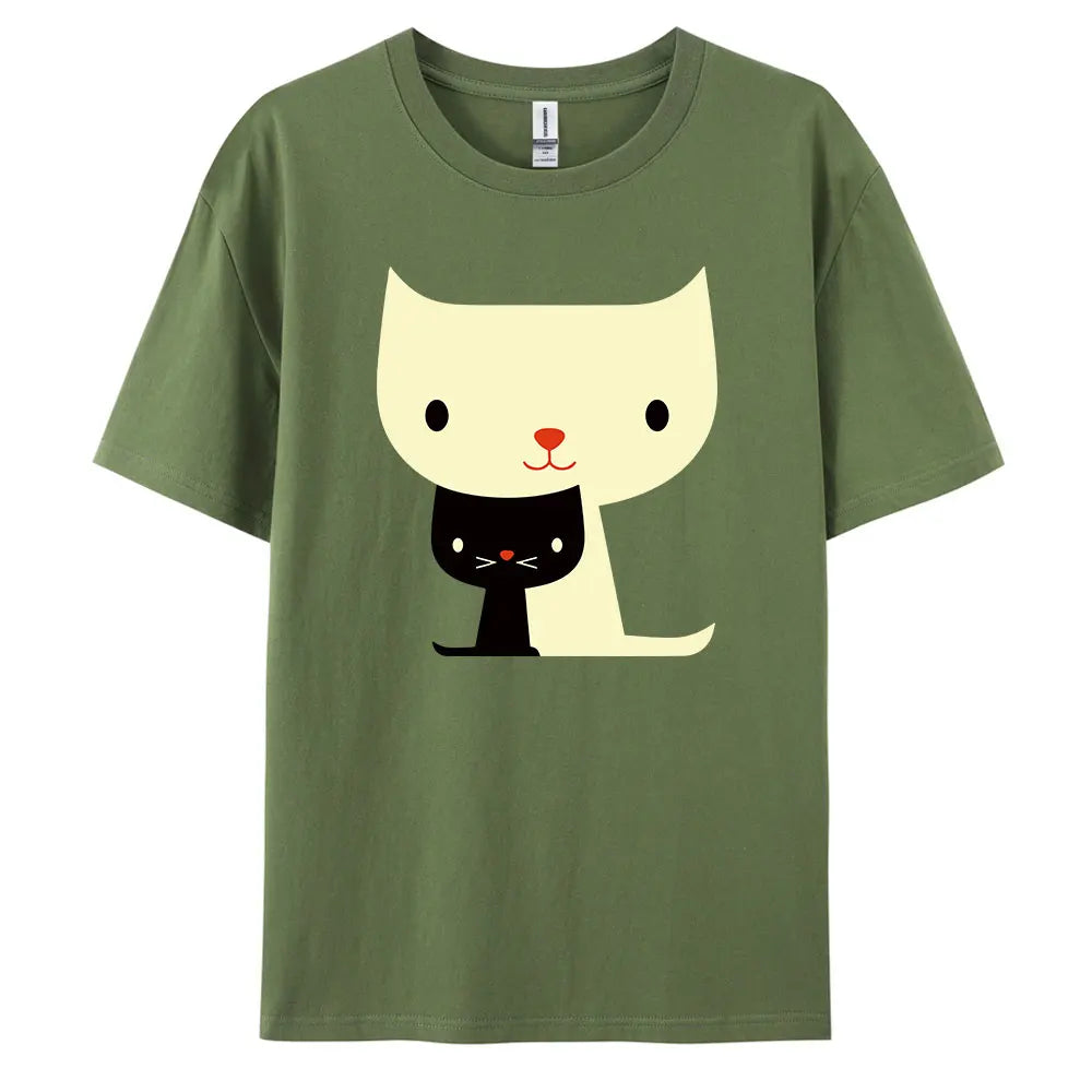 Coffee Cat Meow Unisex T-shirt