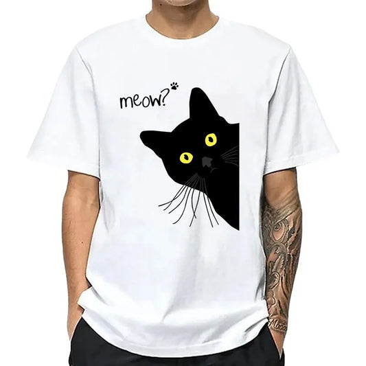 Coffee Cat Summer Meow Tshirt