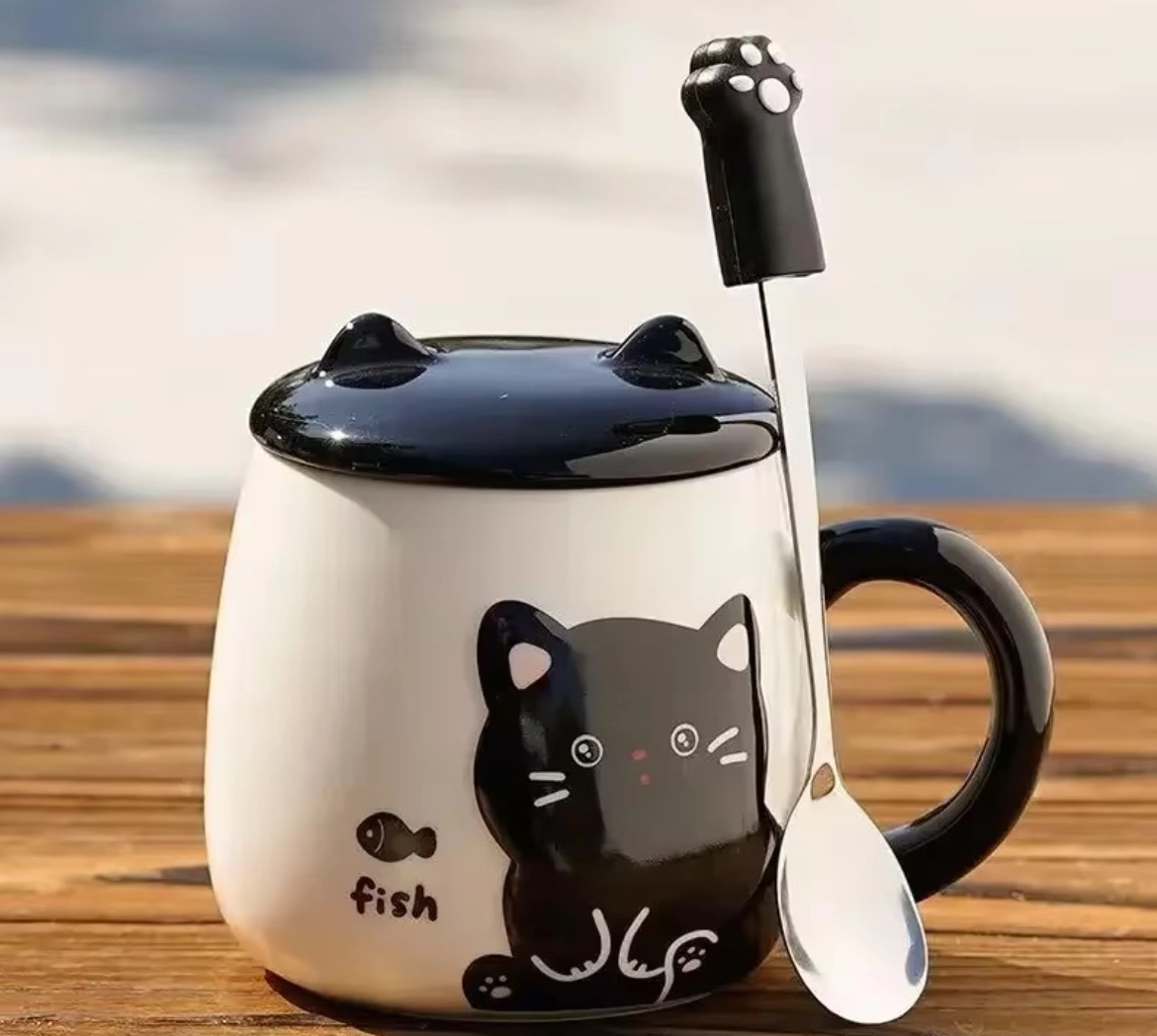 Coffee Cat Purr-fekt 'Cute me' Cup Set
