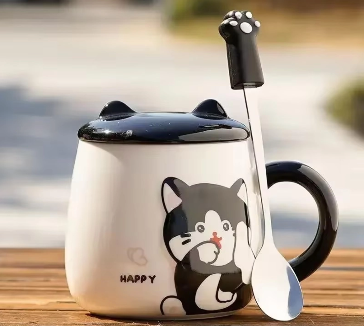 Coffee Cat Purr-fekt 'Cute me' Cup Set