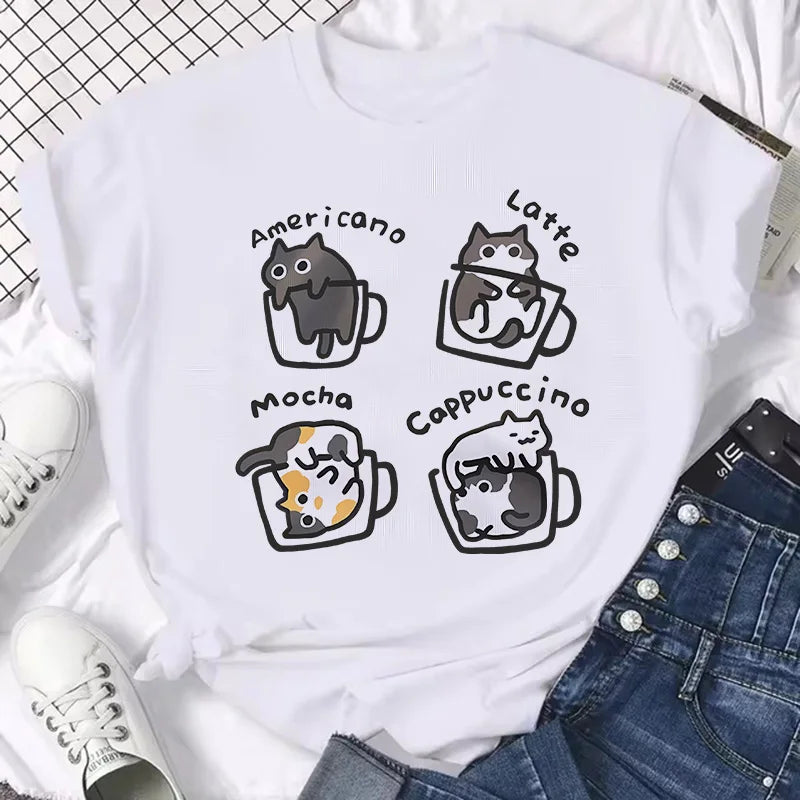 Coffee Cat Club Tee