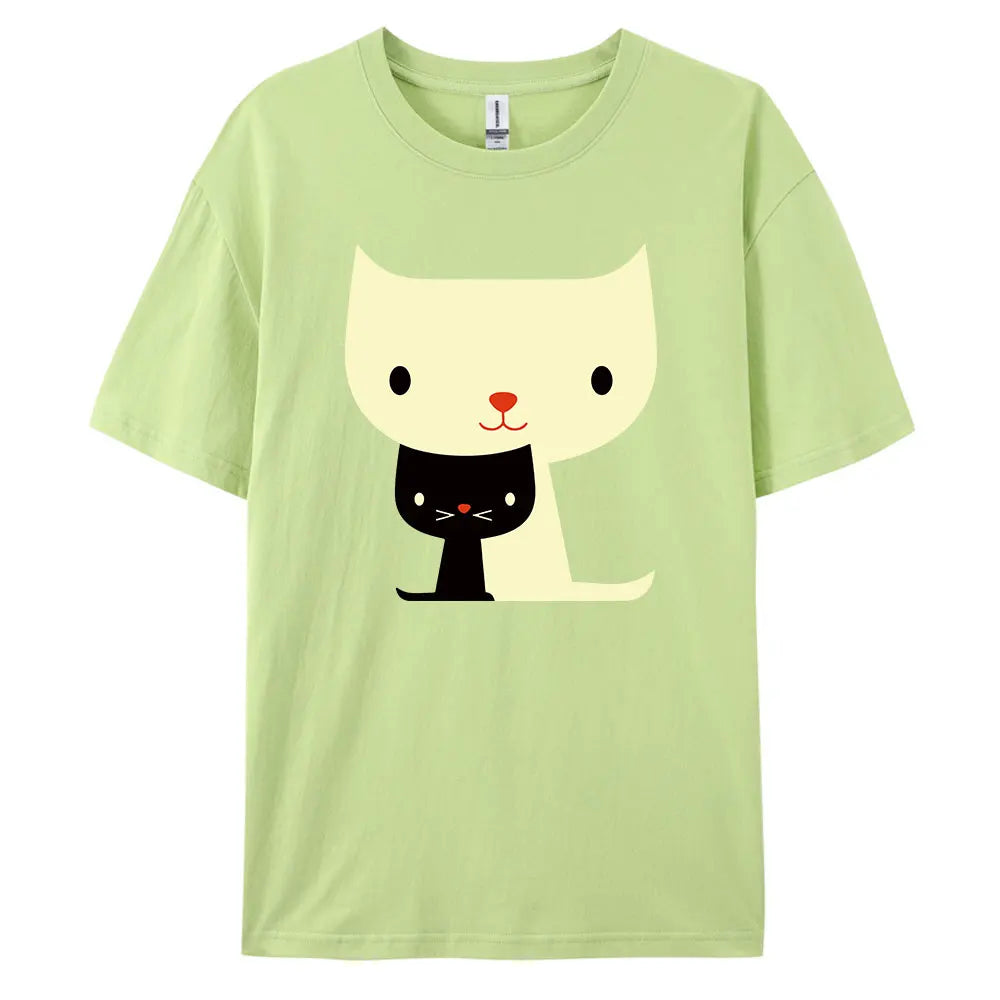 Coffee Cat Meow Unisex T-shirt