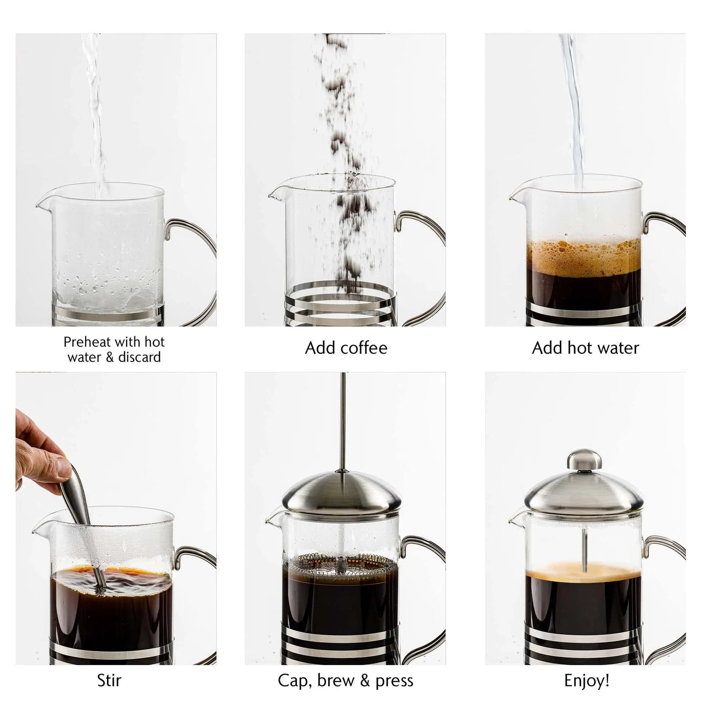 Coffee Cat Lumière Brew French Press
